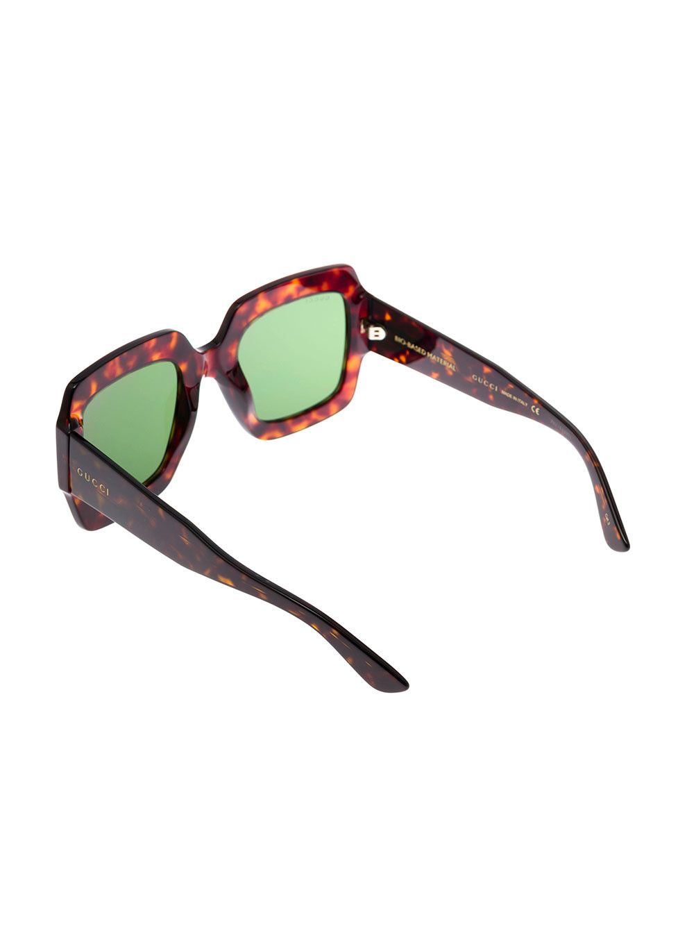 Gucci Gucci Woman's Tortoise Brown Acetate Square Sunglasses Size ONE SIZE - 2 Thumbnail