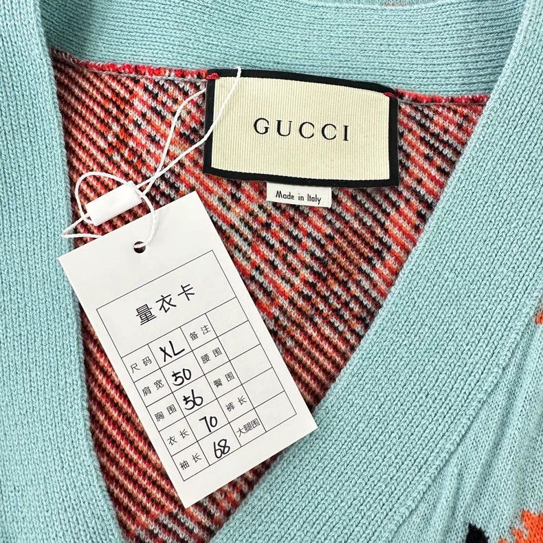 Gucci Gucci Tiger Print Wool Cardigan-dmc Size US XL / EU 56 / 4 - 4 Thumbnail