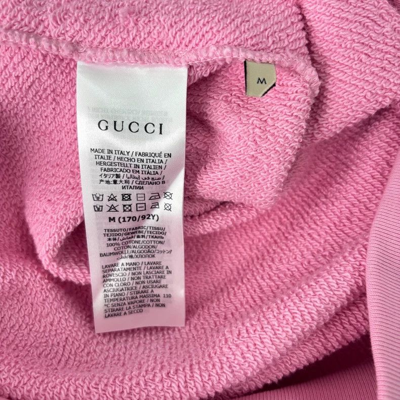 Gucci Gucci Pink Logo Hoodie-dmc Size M / US 6-8 / IT 42-44 - 6 Thumbnail