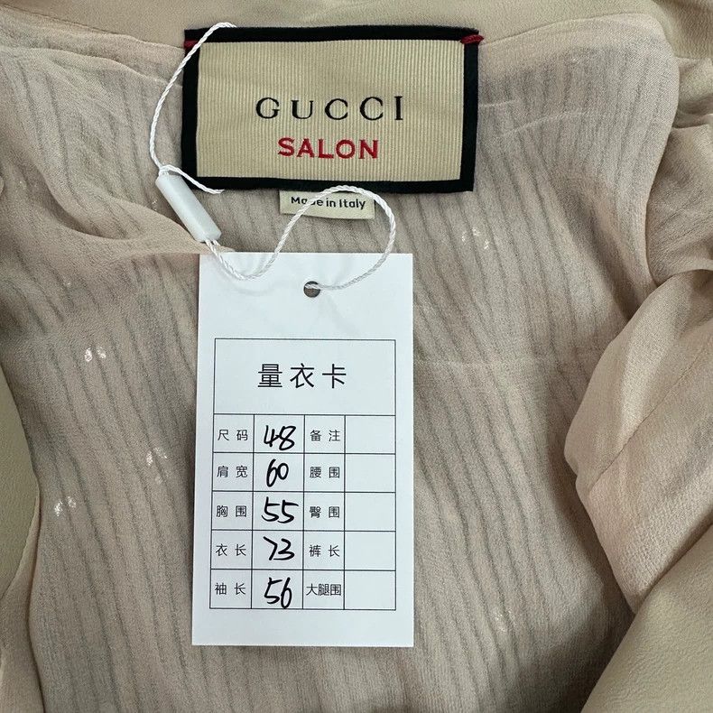 Gucci Gucci Sequin Rose Gold Mandarin Collar Jacket-dmc Size US M / EU 48-50 / 2 - 4 Thumbnail