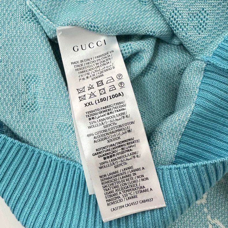 Gucci Gucci Wool Cardigan with GG Print-dmc Size US XXL / EU 58 / 5 - 5 Thumbnail
