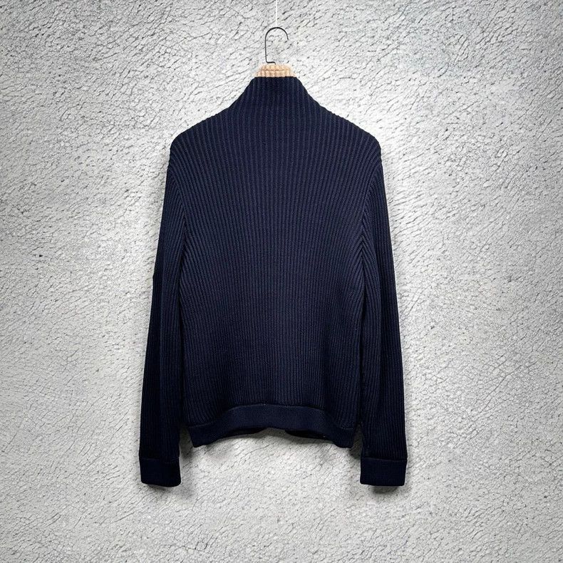 Gucci Gucci Blue High Neck Sweater Jacket-dmc Size US S / EU 44-46 / 1 - 2 Thumbnail