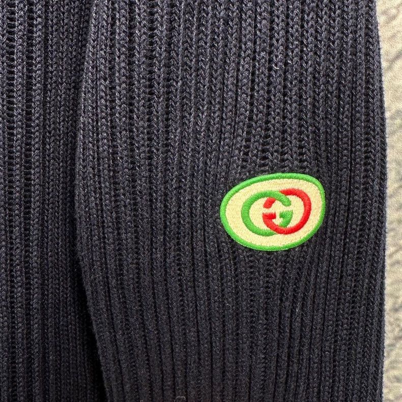 Gucci Gucci Blue High Neck Sweater Jacket-dmc Size US S / EU 44-46 / 1 - 3 Thumbnail