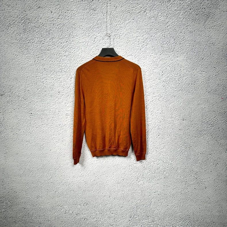 Gucci Orange Wool Cashmere Blend Cardigan-dmc Size US S / EU 44-46 / 1 - 2 Thumbnail