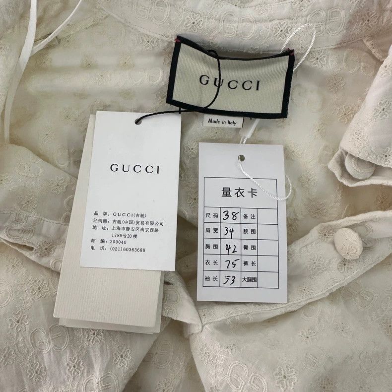 Gucci Gucci Lantern Sleeve Printed Long Dress-dmc Size US M / EU 48-50 / 2 - 3 Thumbnail