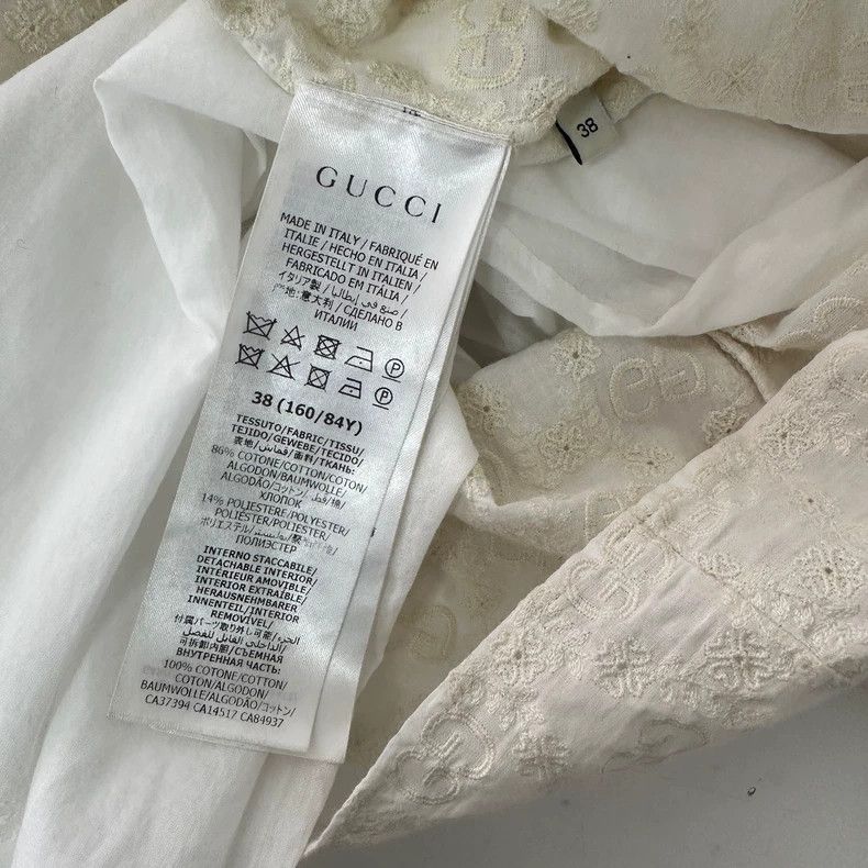 Gucci Gucci Lantern Sleeve Printed Long Dress-dmc Size US M / EU 48-50 / 2 - 4 Thumbnail