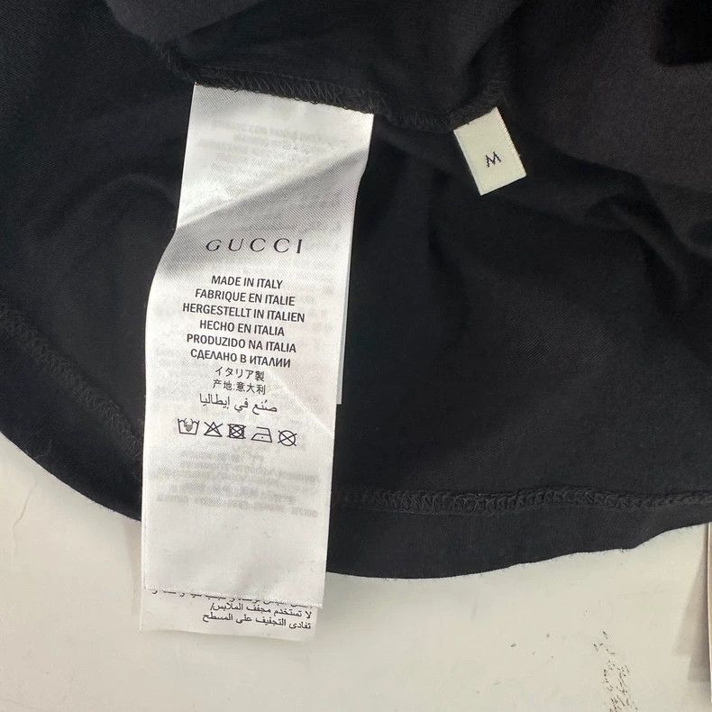 Gucci Gucci Black Animal Print Cotton T-shirt-dmc Size US M / EU 48-50 / 2 - 4 Thumbnail