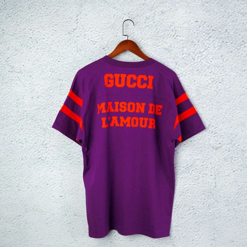 Gucci Gucci Purple Logo T-shirt Limited Edition-dmc Size US XS / EU 42 / 0 - 2 Thumbnail