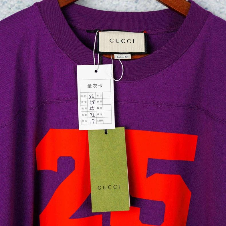Gucci Gucci Purple Logo T-shirt Limited Edition-dmc Size US XS / EU 42 / 0 - 3 Thumbnail