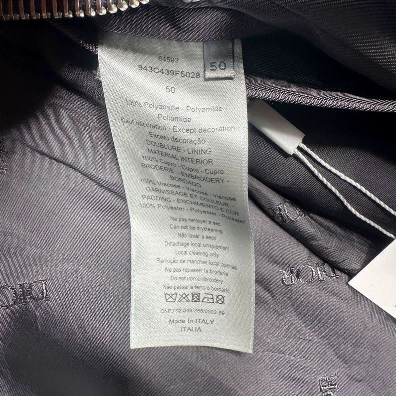 Dior Dior Black Embroidered Logo MA1 Jacket-dmc Size US M / EU 48-50 / 2 - 8 Thumbnail