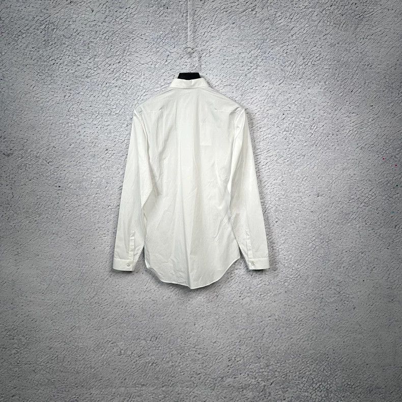 Dior Dior White Embroidered Rose Long Sleeve Shirt-dmc Size US M / EU 48-50 / 2 - 2 Thumbnail