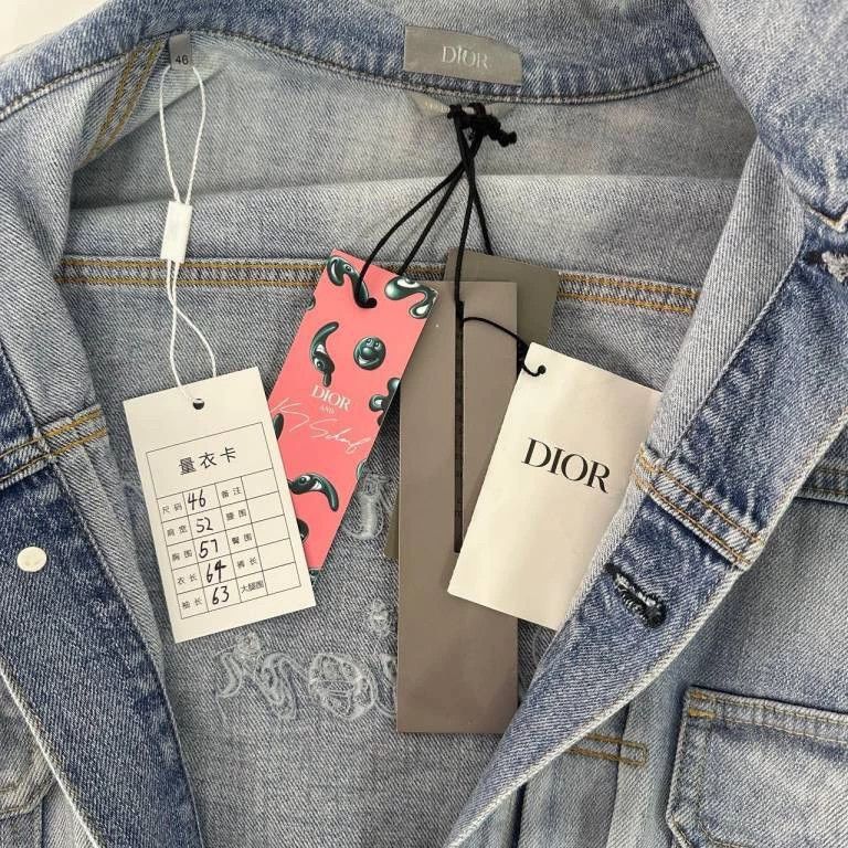 Dior Dior Kenny Scharf Denim Jacket-dmc Size US M / EU 48-50 / 2 - 5 Thumbnail