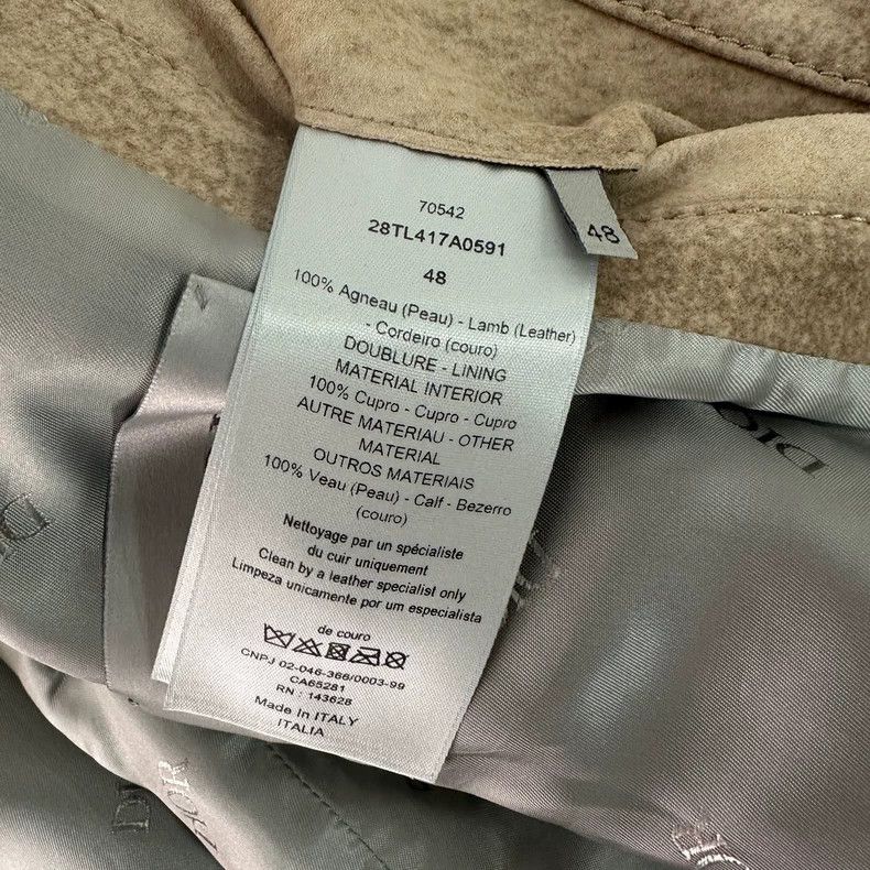 Dior Dior Beige Suede Pilot Jacket-dmc Size US M / EU 48-50 / 2 - 7 Thumbnail