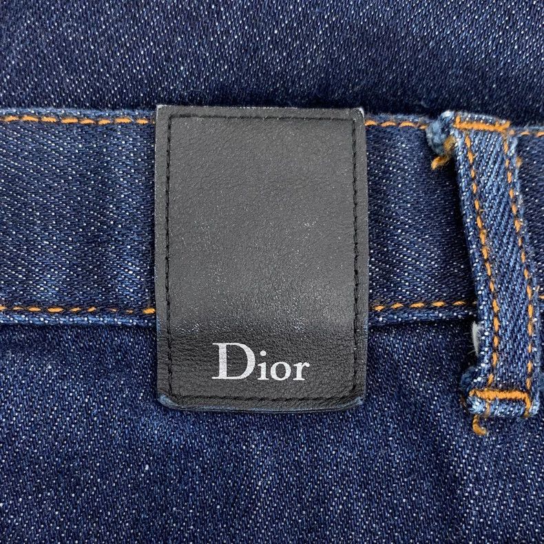 Dior Dior Dark Blue Embroidered Logo Denim Pants-dmc Size US 30 / EU 46 - 5 Thumbnail