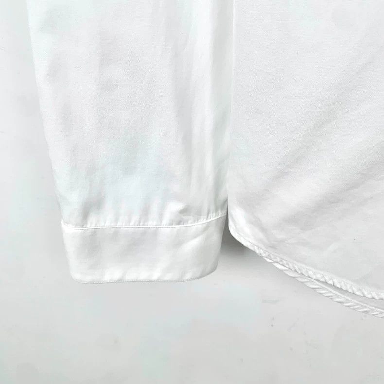 Dior White Long Sleeve Button-Up Shirt-dmc Size US S / EU 44-46 / 1 - 4 Thumbnail