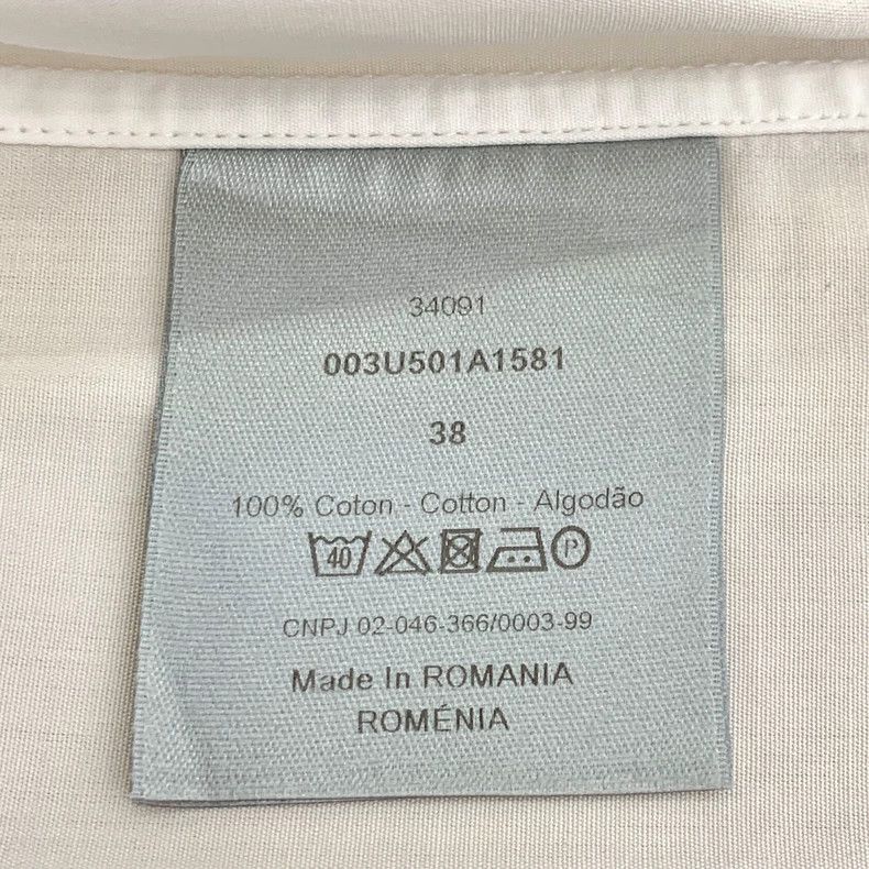 Dior White Long Sleeve Button-Up Shirt-dmc Size US S / EU 44-46 / 1 - 6 Thumbnail