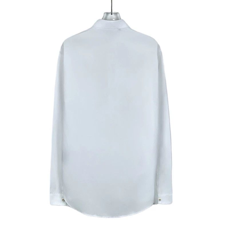 Dior White Long Sleeve Button-Up Shirt-dmc Size US S / EU 44-46 / 1 - 2 Thumbnail