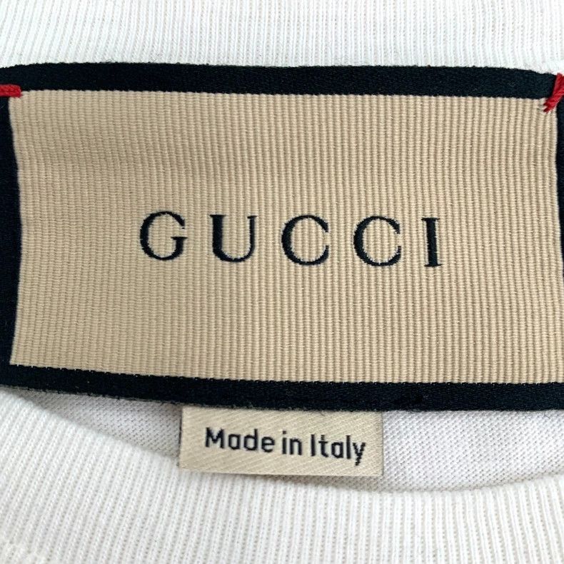 Gucci Gucci Logo Print White Short Sleeve T-Shirt-dmc Size US XXS / EU 40 - 6 Thumbnail