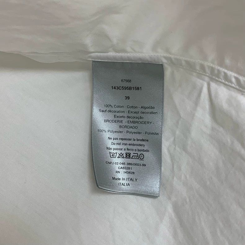 Dior Dior Logo Long Sleeve Shirt-dmc Size US M / EU 48-50 / 2 - 4 Thumbnail