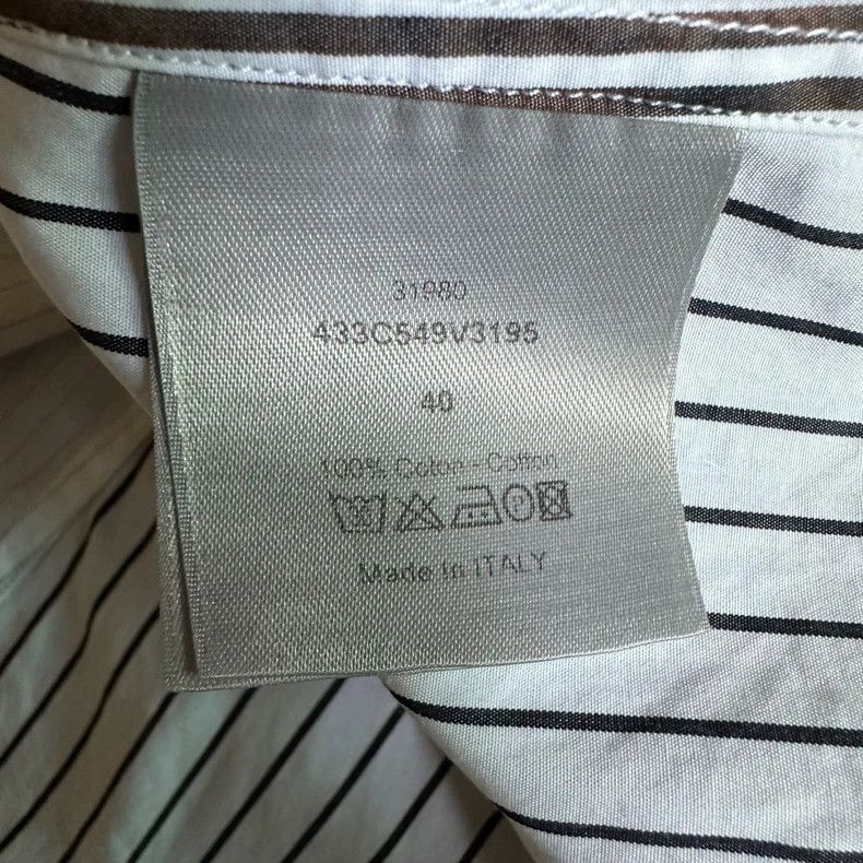 Dior Color Blocked Striped Shirt by Dior-dmc Size US M / EU 48-50 / 2 - 7 Thumbnail