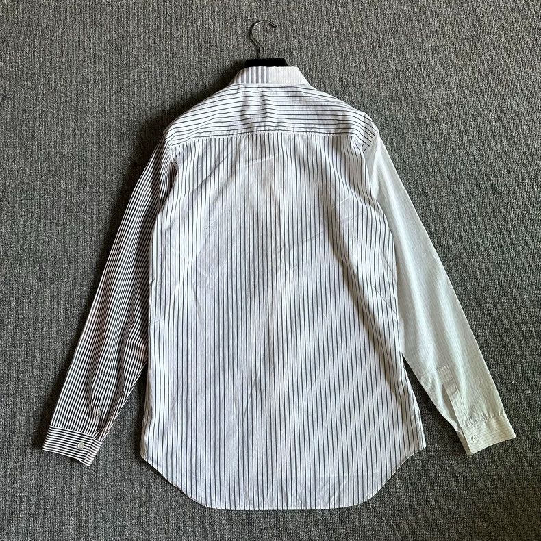Dior Color Blocked Striped Shirt by Dior-dmc Size US M / EU 48-50 / 2 - 6 Thumbnail