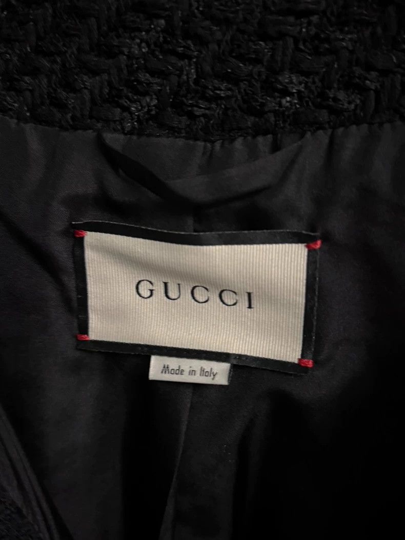 Gucci Gucci Black Red Bow Cardigan Coat-dmc Size US S / EU 44-46 / 1 - 3 Thumbnail