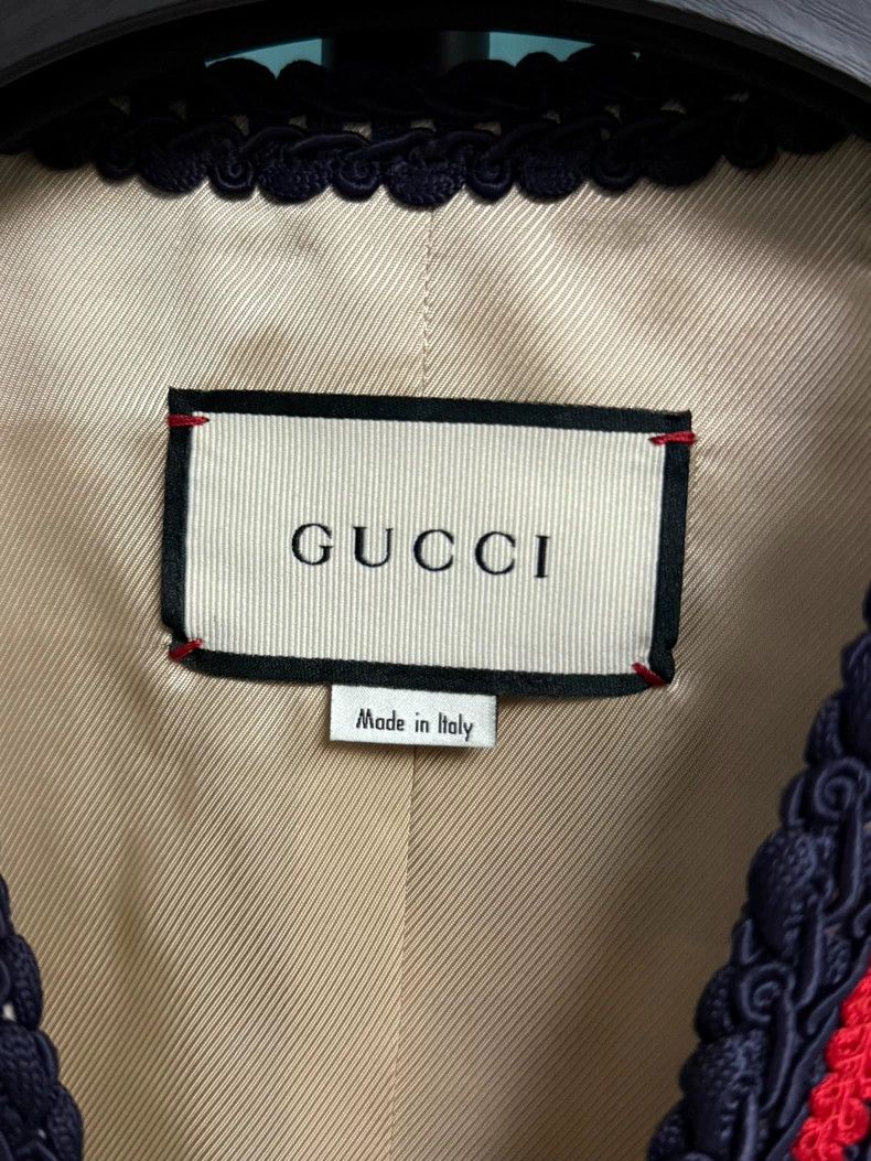 Gucci Gucci Logo Tweed Cardigan Jacket-dmc Size US M / EU 48-50 / 2 - 2 Thumbnail