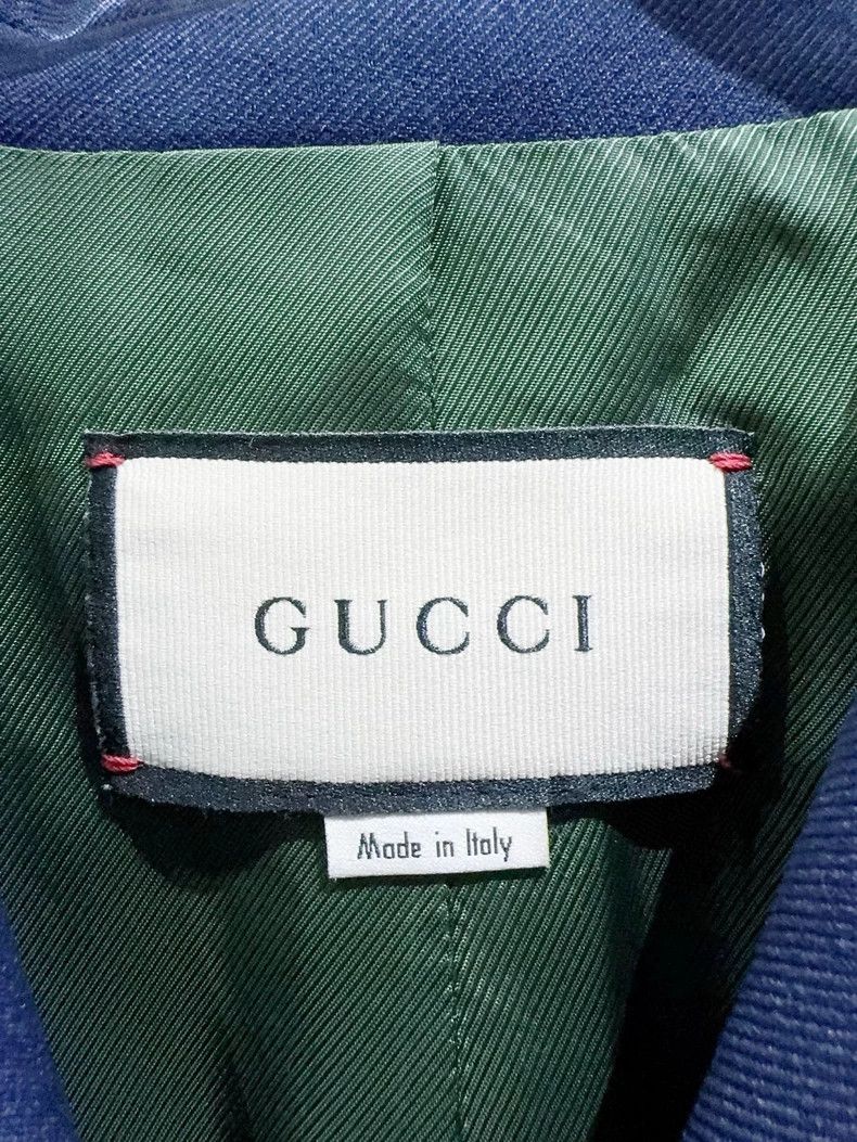 Gucci Gucci Women's Blue Blazer Jacket-dmc Size US M / EU 48-50 / 2 - 3 Thumbnail