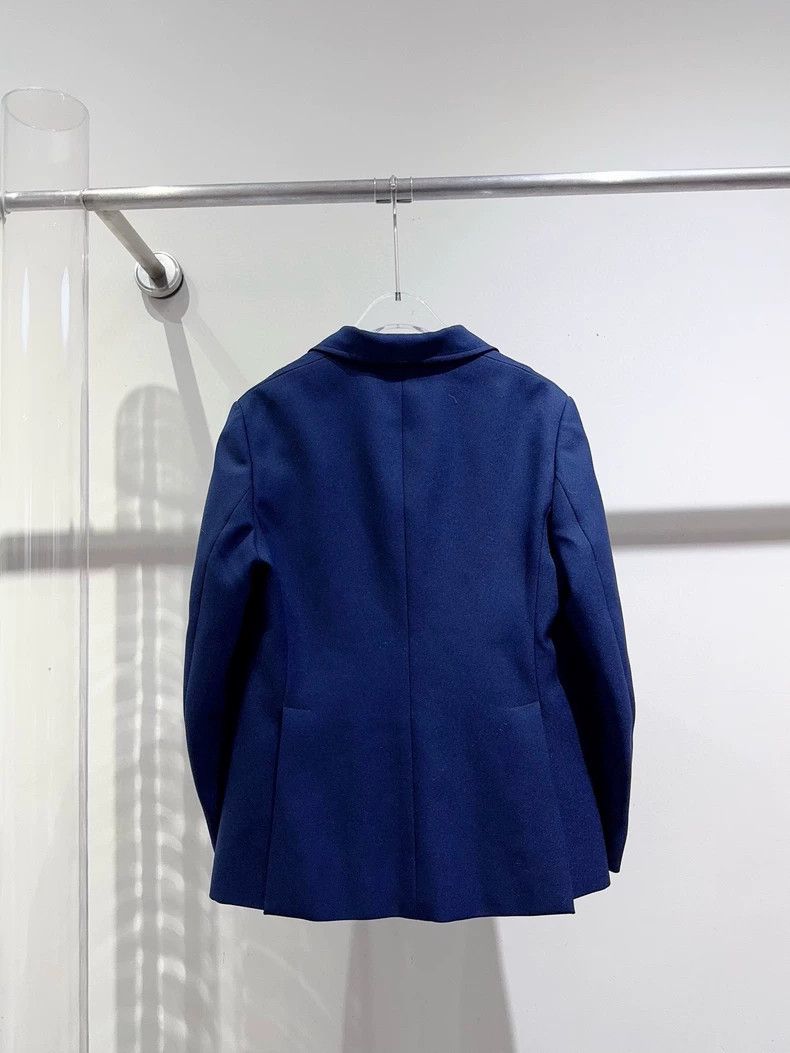 Gucci Gucci Women's Blue Blazer Jacket-dmc Size US M / EU 48-50 / 2 - 2 Thumbnail