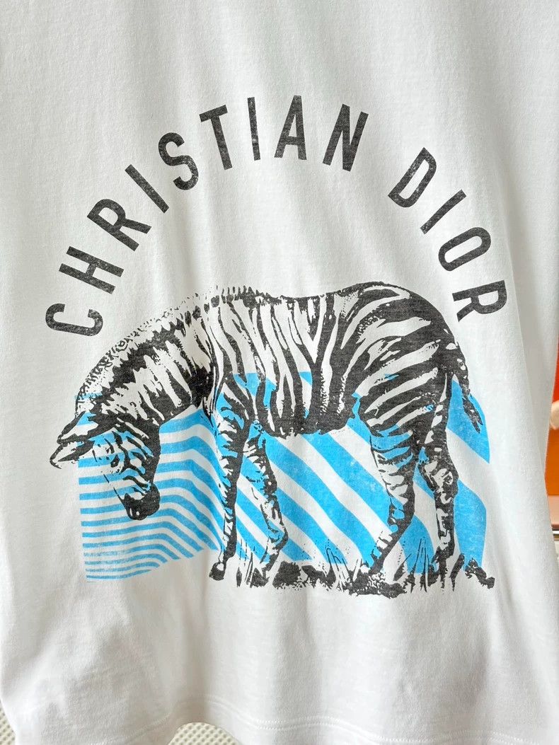Dior Dior Pop Art Zebra Print T-Shirt-dmc Size US M / EU 48-50 / 2 - 3 Thumbnail