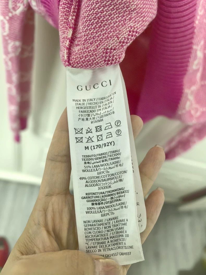 Gucci Gucci Pink Print Sweater for Spring and Fall-dmc Size US M / EU 48-50 / 2 - 6 Thumbnail
