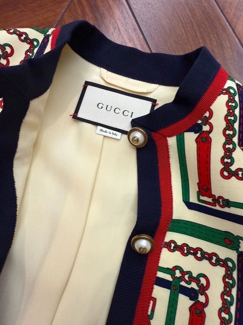 Gucci New Gucci Classic Pattern Jacket-dmc Size US M / EU 48-50 / 2 - 4 Thumbnail