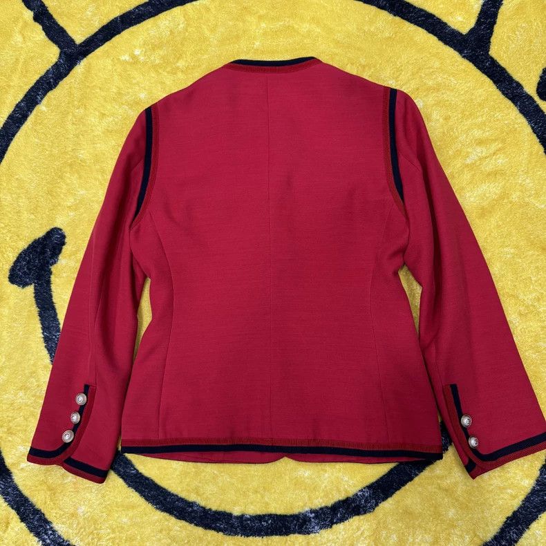 Gucci Red Multi-Pocket Button Jacket by Gucci-dmc Size US M / EU 48-50 / 2 - 2 Thumbnail