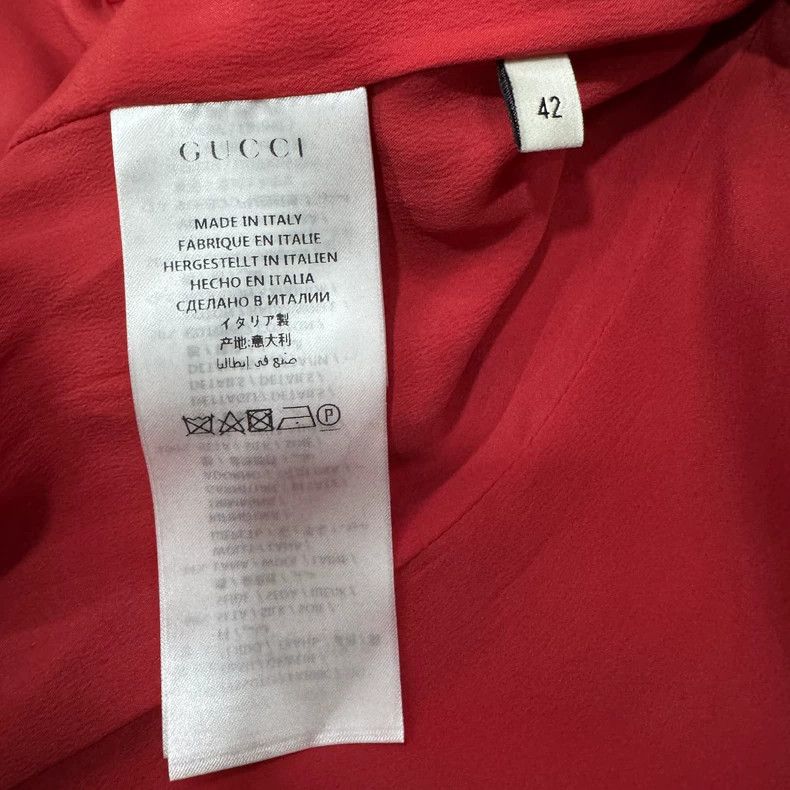 Gucci Red Multi-Pocket Button Jacket by Gucci-dmc Size US M / EU 48-50 / 2 - 7 Thumbnail