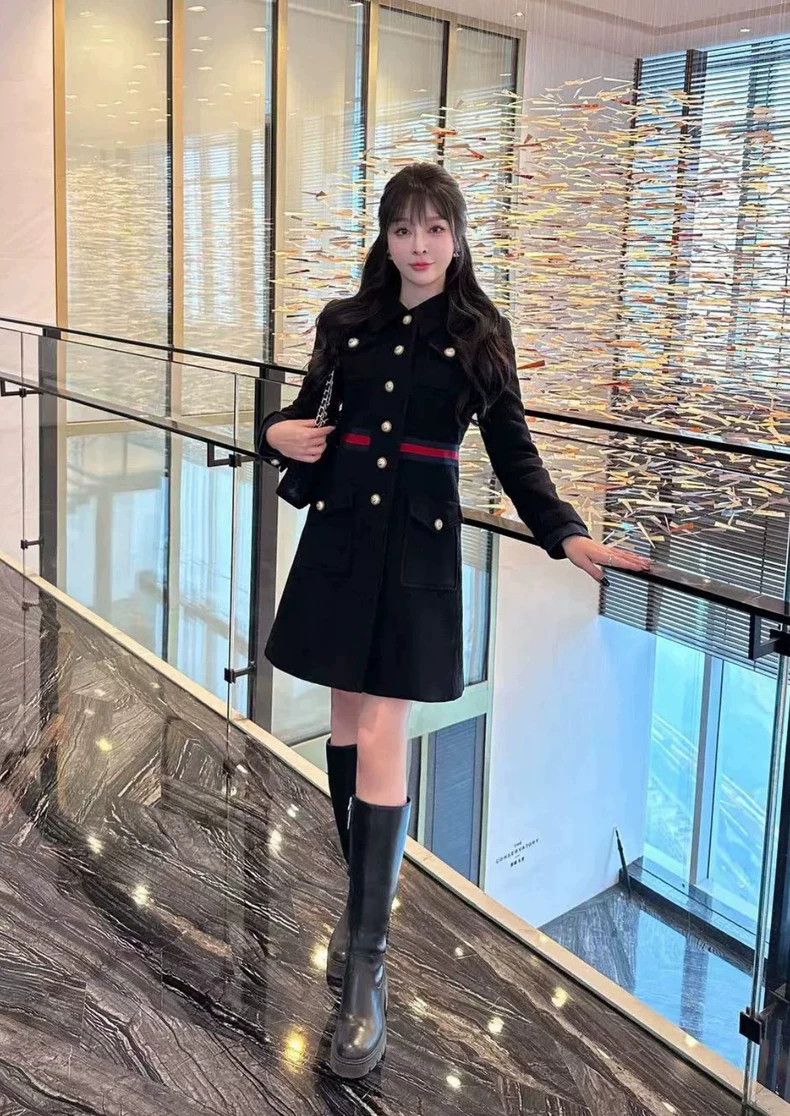 Gucci Gucci Slim Wool Long Coat for Women-dmc Size US M / EU 48-50 / 2 - 2 Thumbnail