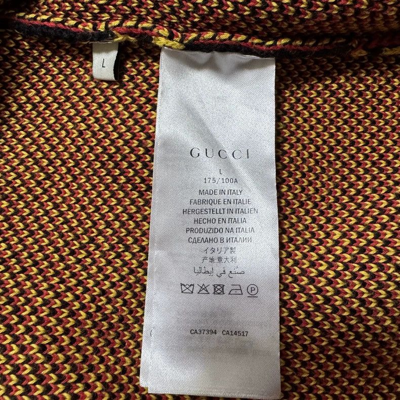 Gucci Gucci Logo Print Cotton Long Sleeve Jacket-dmc Size US L / EU 52-54 / 3 - 6 Thumbnail