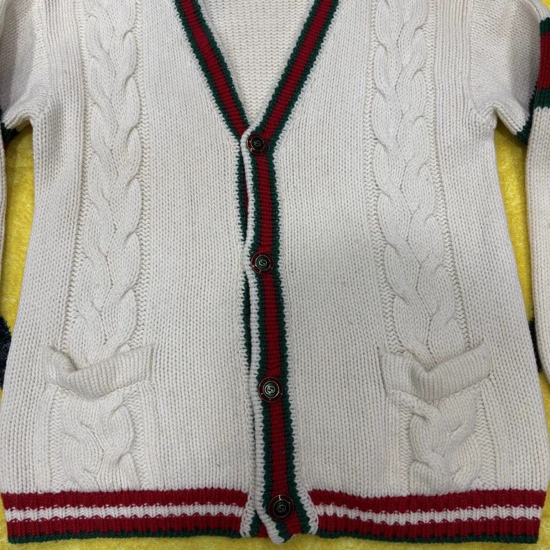 Gucci Gucci V-Neck Wool Cardigan with Pockets-dmc Size US M / EU 48-50 / 2 - 5 Thumbnail
