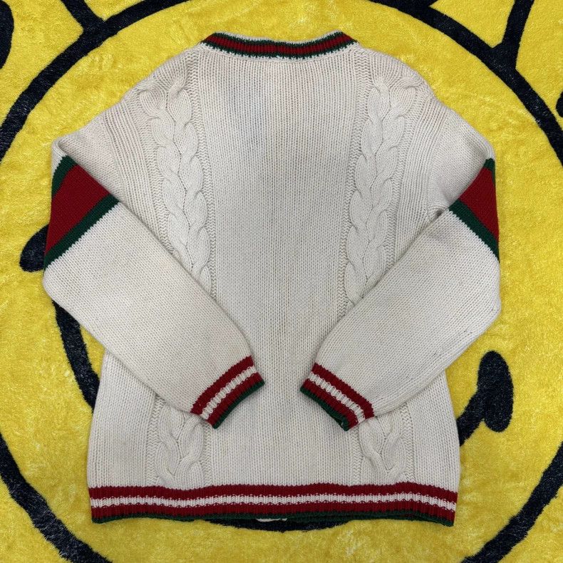 Gucci Gucci V-Neck Wool Cardigan with Pockets-dmc Size US M / EU 48-50 / 2 - 3 Thumbnail