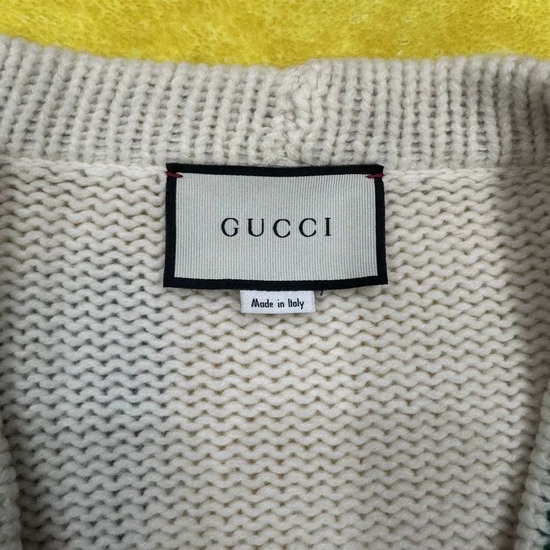 Gucci Gucci V-Neck Wool Cardigan with Pockets-dmc Size US M / EU 48-50 / 2 - 6 Thumbnail