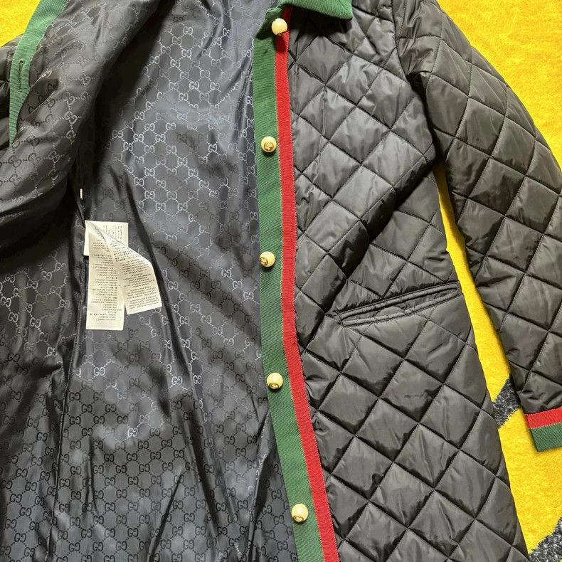 Gucci Classic Gucci Quilted Long Sleeve Coat-dmc Size US M / EU 48-50 / 2 - 7 Thumbnail