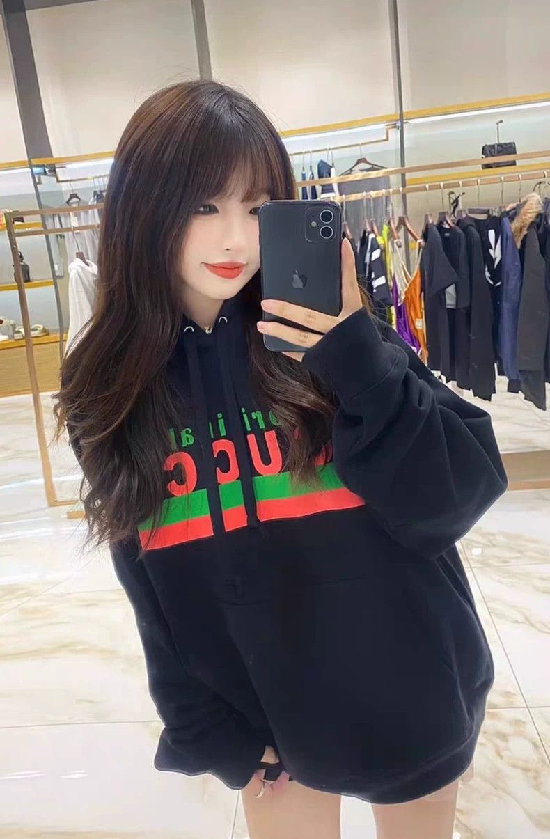 Gucci Gucci Black Logo Hooded Sweatshirt-dmc Size US M / EU 48-50 / 2 - 2 Thumbnail