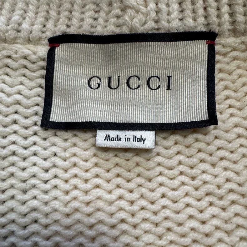 Gucci Gucci V-Neck Wool Cardigan with Pockets-dmc Size US XS / EU 42 / 0 - 5 Thumbnail