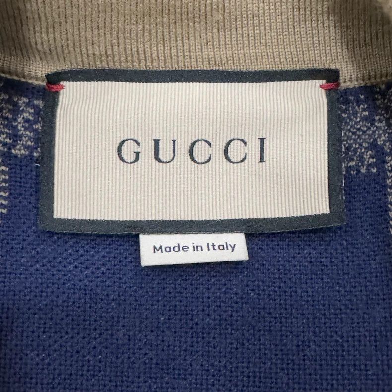 Gucci Gucci Geometric Print Wool Polo Shirt-dmc Size US M / EU 48-50 / 2 - 7 Thumbnail