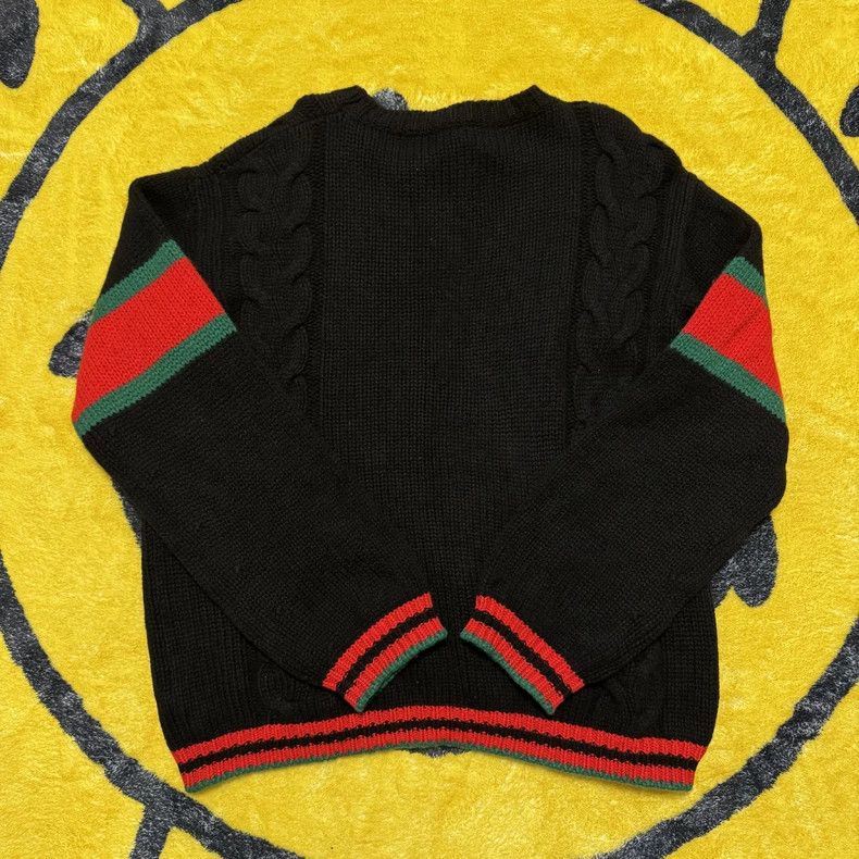 Gucci Gucci Striped Long Sleeve Wool Sweater-dmc Size US L / EU 52-54 / 3 - 2 Thumbnail
