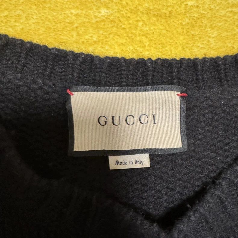Gucci Gucci Striped Long Sleeve Wool Sweater-dmc Size US L / EU 52-54 / 3 - 6 Thumbnail