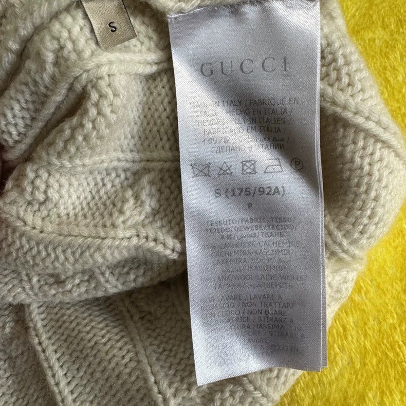 Gucci Gucci Red Green Striped Cable Knit Sweater-dmc Size US S / EU 44-46 / 1 - 5 Thumbnail