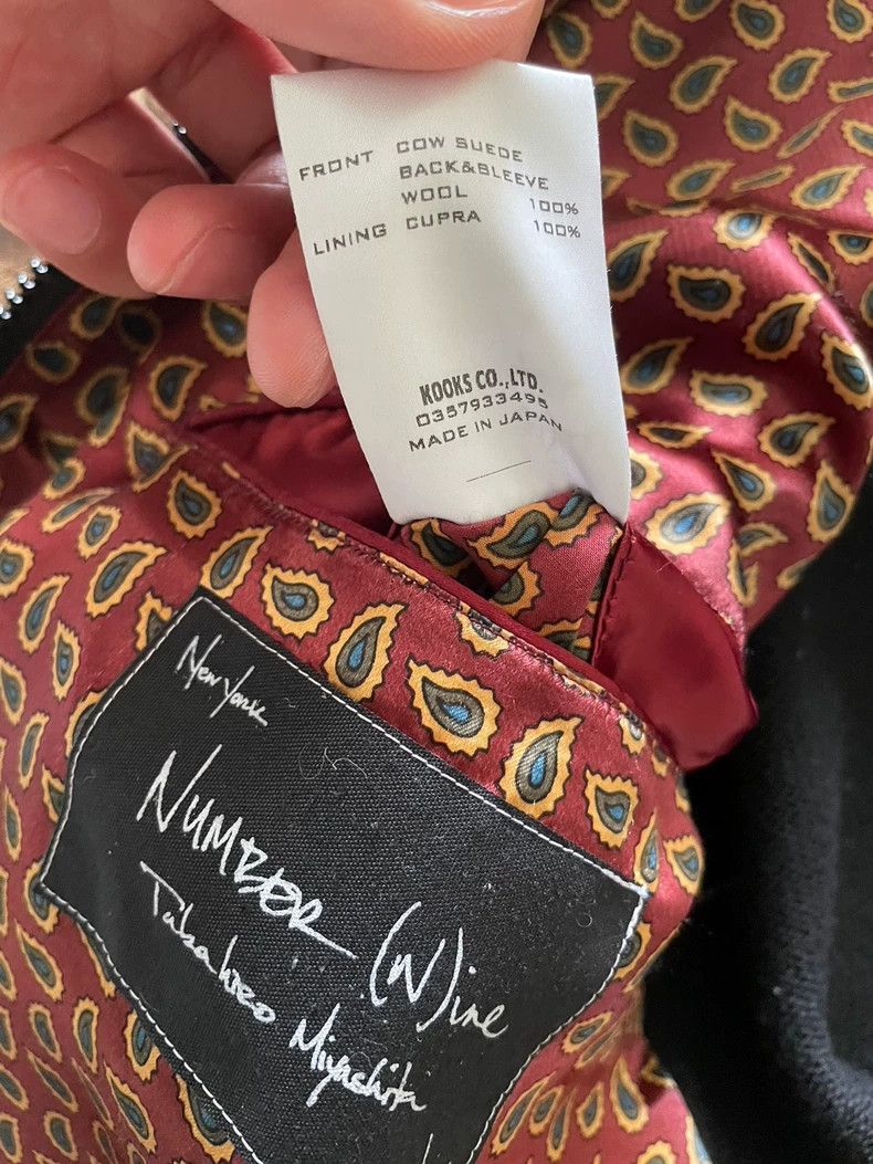 Number (N)ine Suede Silk Mix Jacket in Black-dmc Size US M / EU 48-50 / 2 - 4 Thumbnail