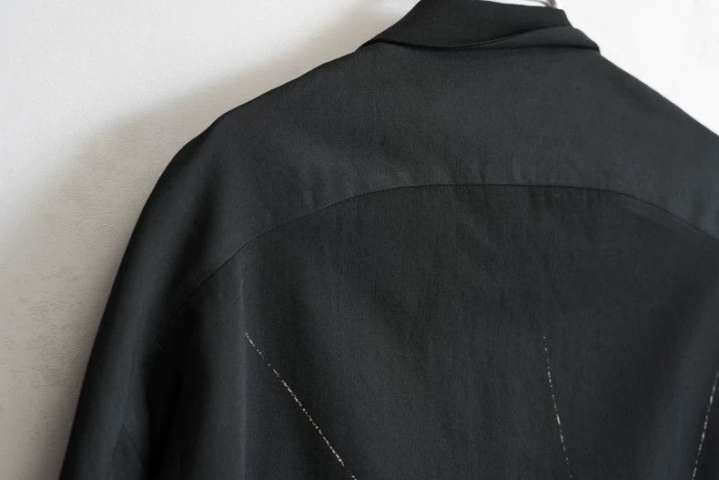 Yohji Yamamoto Black Wool Spider Web Jacket-dmc Size US M / EU 48-50 / 2 - 6 Thumbnail