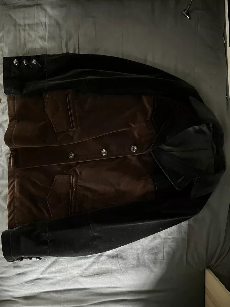 Number (N)ine Velvet Jacket with Unique Style-dmc Size US M / EU 48-50 / 2 - 7 Thumbnail
