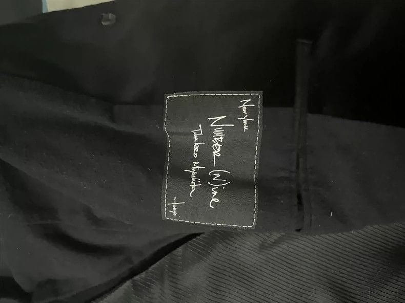 Number (N)ine Velvet Jacket with Unique Style-dmc Size US M / EU 48-50 / 2 - 6 Thumbnail